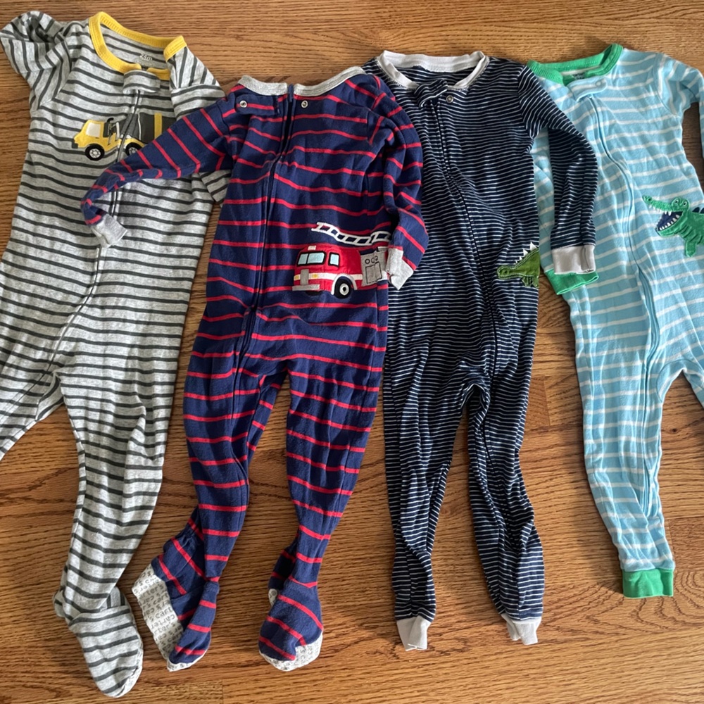 Carter’s bundle of PJs, 24 month and 2T